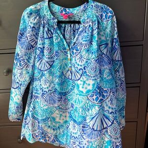 Lilly Pulitzer Long Sleeve Top, SIZE L